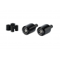Αντίβαρα τιμονιού PUIG με διάμετρο 13-18mm Longs 40mm Black thumb